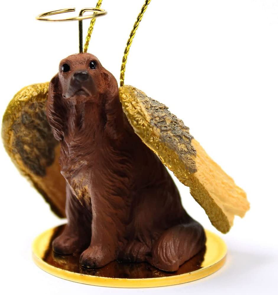 Irish Setter Christmas Ornament Angel