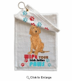 Irish Setter Paw Wipe Towel