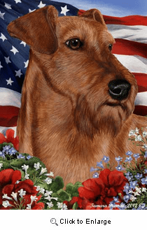 Irish Terrier House Flag