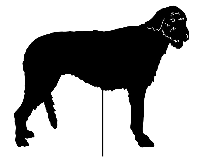 Irish Wolfhound Garden Stake