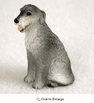 Irish Wolfhound Miniature Figurine