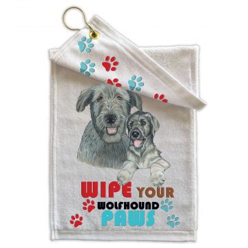 Irish Wolfhound Paw Wipe Towel