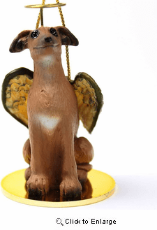 Italian Greyhound Christmas Ornament Angel
