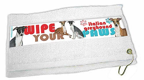 Italian Greyhound Paw Wipe Towel