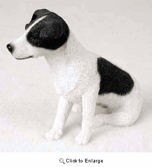 Jack Russell Terrier Figurine Smooth BW