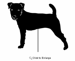 Jack Russell Terrier Garden Stake