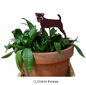 Jack Russell Terrier Plant Stake