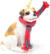 Jack Russell Terrier Tiny One Christmas Ornament Brown-White Smooth Coat