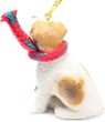 Jack Russell Terrier Tiny One Christmas Ornament Brown-White Smooth Coat
