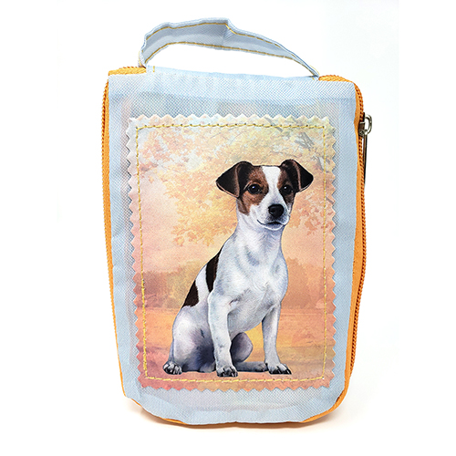 Jack Russell Terrier Tote Bag - Foldable to Pouch