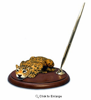 Jaguar Pen Holder