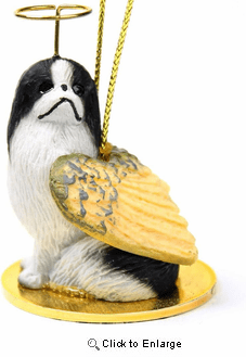 Japanese Chin Christmas Ornament Angel
