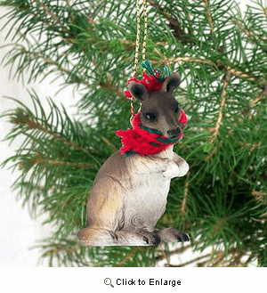 Kangaroo Tiny One Christmas Ornament