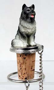 Keeshond Bottle Stopper