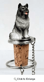 Keeshond Bottle Stopper