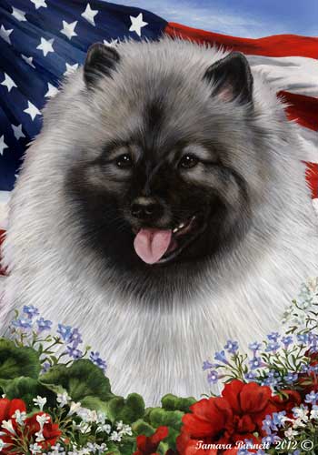 Keeshond House Flag