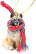 Keeshond Tiny One Christmas Ornament