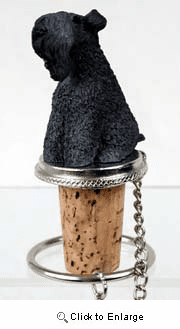 Kerry Blue Terrier Bottle Stopper