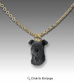Kerry Blue Terrier Necklace