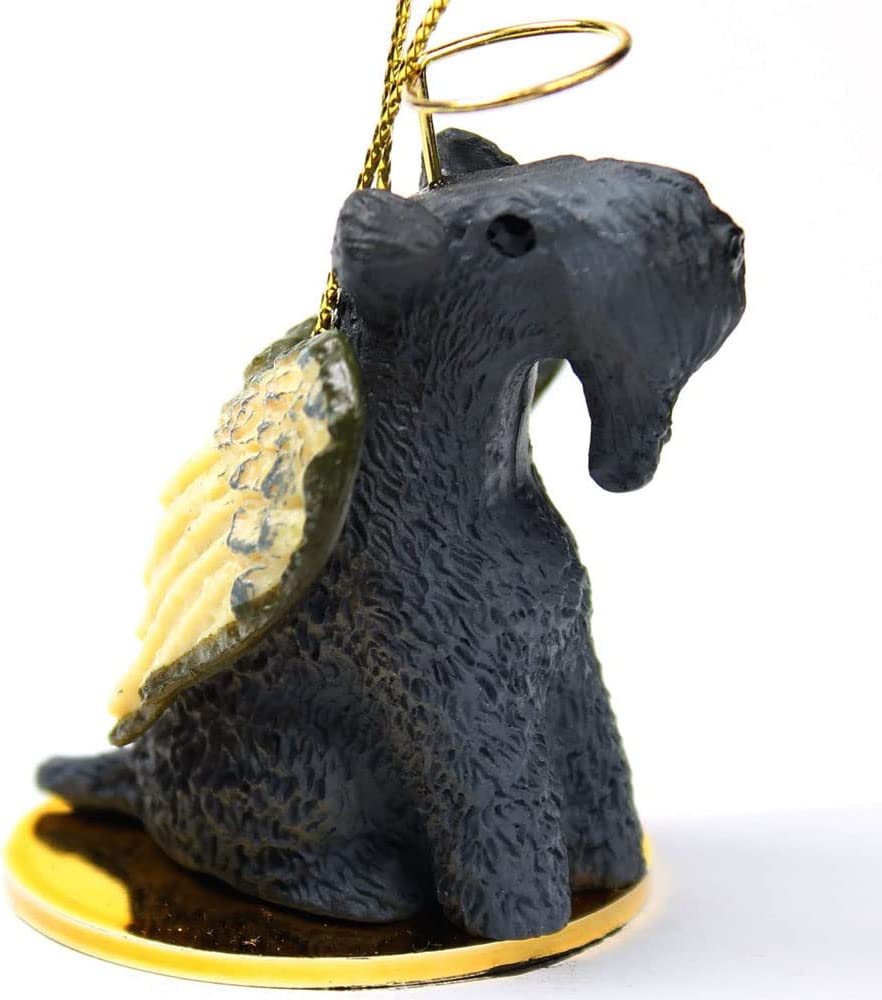 Kerry Blue Terrier Christmas Ornament Angel