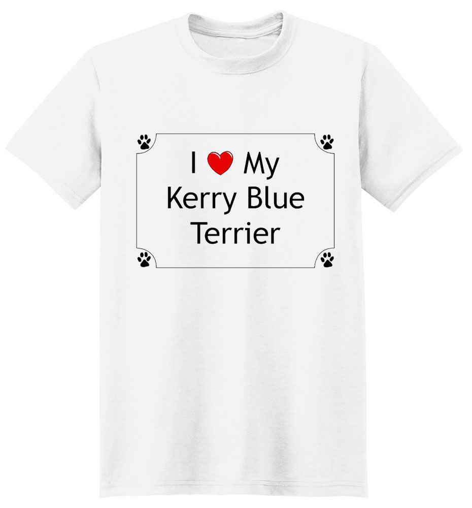 Kerry Blue Terrier T-Shirt - I love my