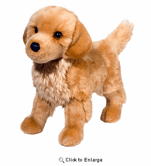 "King"  Golden Retriever 16 Inch Plush by Douglas Toy