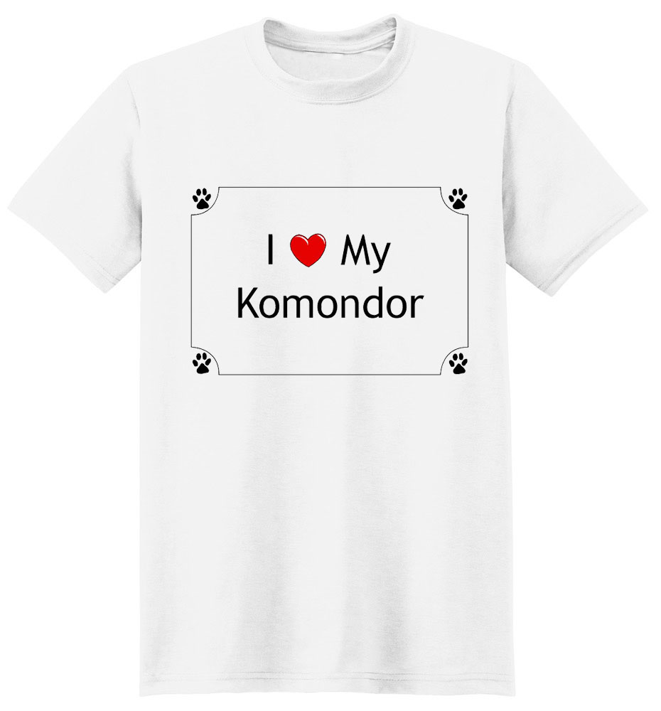 Komondor T-Shirt - I love my