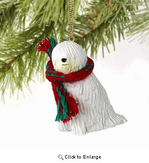 Komondor Tiny One Christmas Ornament