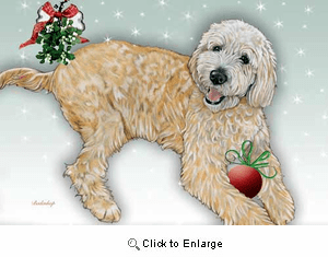 Labradoodle Christmas Cards