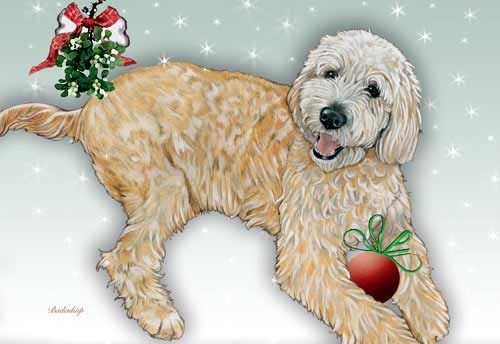 Labradoodle Christmas Cards