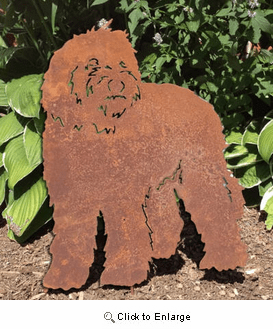 Labradoodle Garden Stake