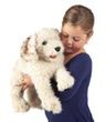 Folkmanis Labradoodle Hand Puppet Plush 20"