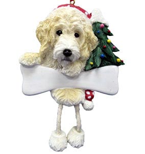 Labradoodle Christmas Tree Ornament - Personalize