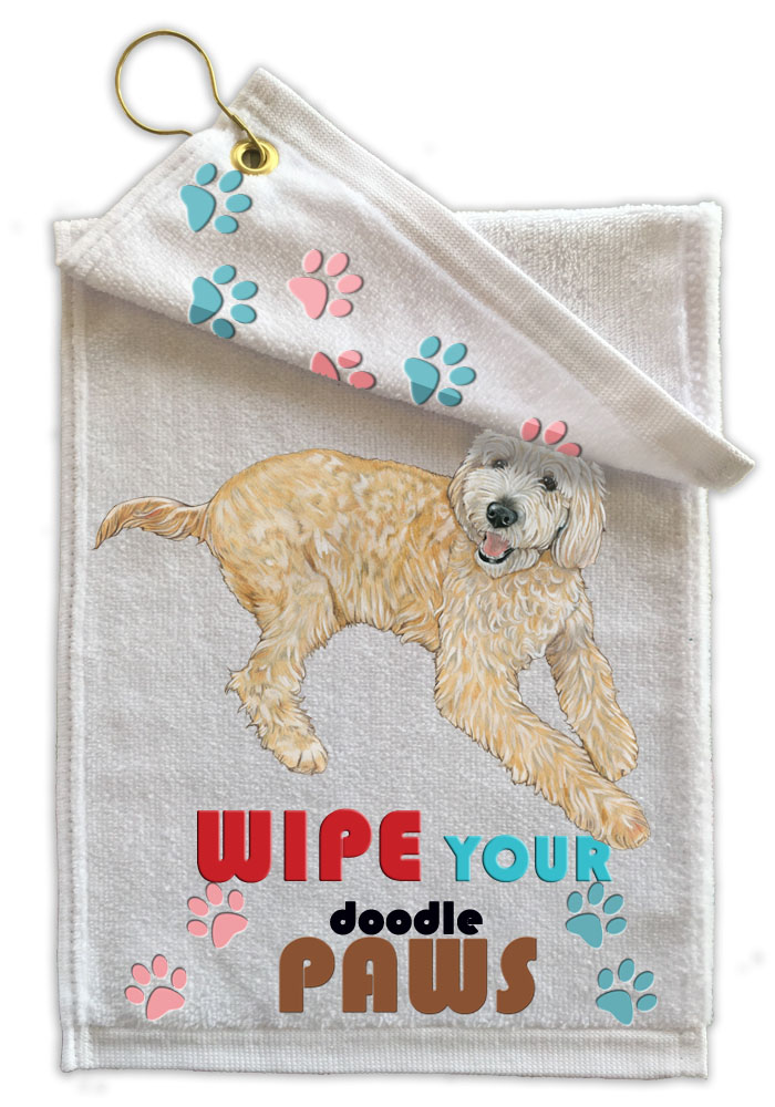 Labradoodle Paw Wipe Towel