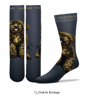 Labradoodle Realistic Socks