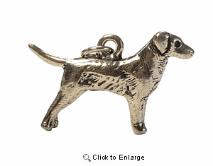 Labrador Sterling Silver Charm