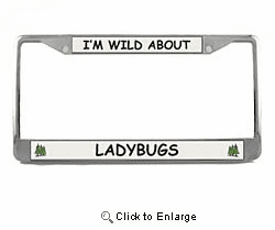 Ladybug License Plate Frame