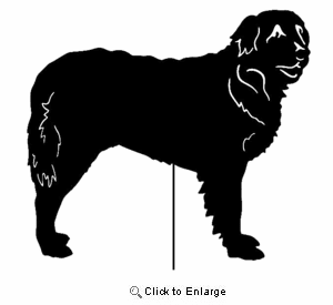 Leonberger Garden Stake