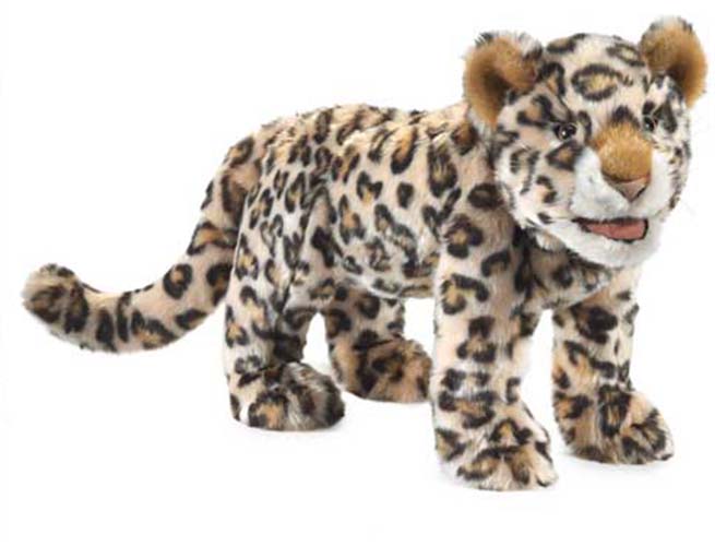 Folkmanis Leopard Hand Puppet Plush 17