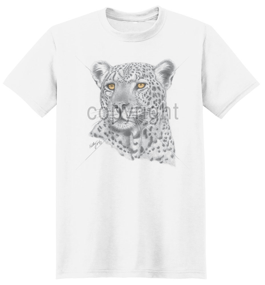 Leopard T Shirt Golden Eyes