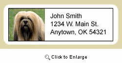 Lhasa Apso Address Labels