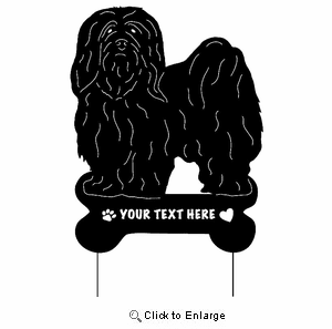 Lhasa Apso Garden Stake