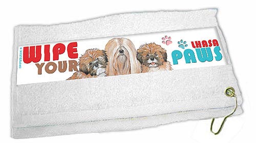 Lhasa Apso Paw Wipe Towel