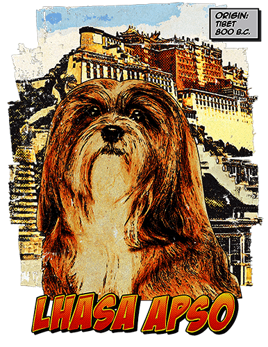 Lhasa Apso T-Shirt Ancestry