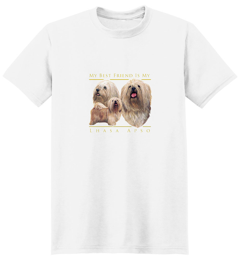 Lhasa Apso T-Shirt - My Best Friend Is