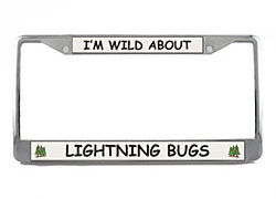 Lightning Bug License Plate Frame