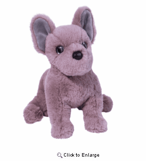 "Lilac" French Bulldog Fur Fuzzle by Douglas Toy 10"
