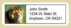 Lion Address Labels