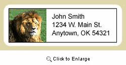 Lion Address Labels