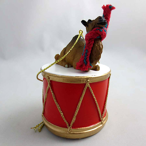 Little Drummer Dromedary Camel Christmas Ornament